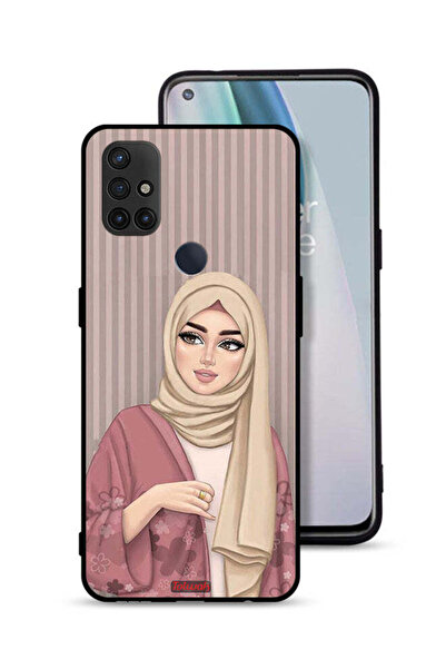 Tolwak غطاء حماية لهاتف OnePlus Nord N10 5G برسومات فتاة محجبة