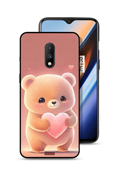 Tolwak غطاء حماية لهاتف OnePlus 7 برسومات باندا صغيرة لطيفة تحمل قلبًا