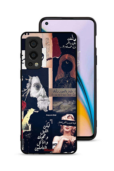 Tolwak غطاء حماية لهاتف ون بلس نورد ٢ ٥ جي بعبارات عربية ووجوه مقطوعة