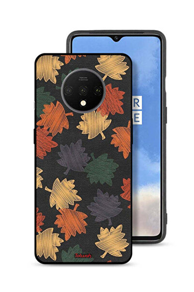 Tolwak OnePlus 7T Protective Case Cover Autumn Leaves Art