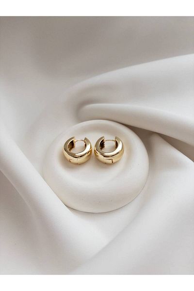 Minne Jewelry-Accessory حلق - حلق ذهبي اللون - حلقة - حلق - أقراط