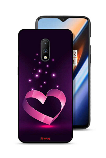 Tolwak غطاء حماية لهاتف OnePlus 7 بتصميم قلب