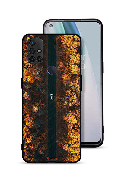 Tolwak غطاء حماية لهاتف OnePlus Nord N10 5G بتصميم طريق في أشجار الخريف