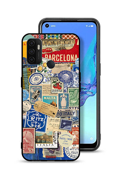 Tolwak Oppo A53 4G Protective Case Cover Stickers Of Different Cities
