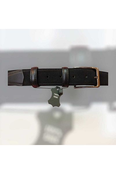 oktay kundura 100% Suede Leather 3.5cm Men's Cloth Linen Jeans Canvas Pants Belt