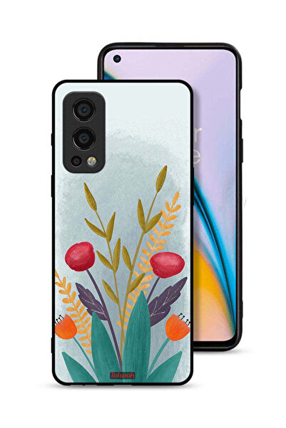 Tolwak غطاء حماية لهاتف OnePlus Nord 2 5G برسومات نباتية