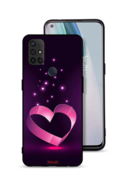 Tolwak غطاء حماية لهاتف OnePlus Nord N10 5G برسومات قلب