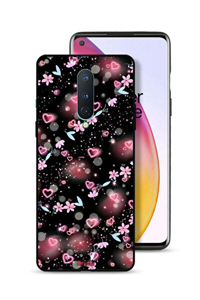 Tolwak غطاء حماية لهاتف OnePlus 8 برسومات قلوب وأزهار صغيرة