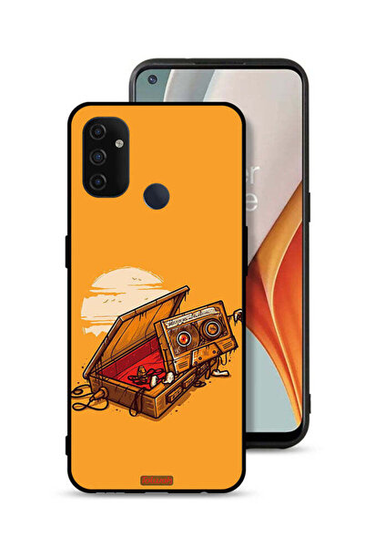 Tolwak غطاء حماية لهاتف OnePlus Nord N100 - فن الكاسيت والشريط اللاصق