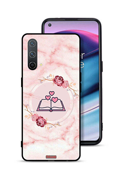 Tolwak غطاء حماية لهاتف OnePlus Nord CE 5G بتصميم ثلاثة قلوب على كتاب