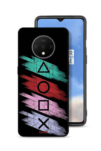 Tolwak غطاء حماية لهاتف OnePlus 7T برسومات أيقونات لعبة الحبار