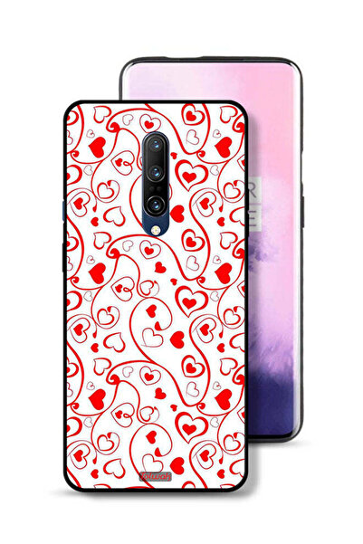 Tolwak غطاء حماية لهاتف OnePlus 7 Pro بنقشة قلوب