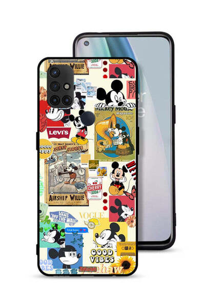 Tolwak غطاء حماية لهاتف OnePlus Nord N10 5G مع ملصقات مختارة