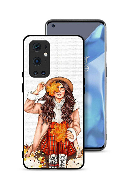 Tolwak غطاء حماية لهاتف OnePlus 9 Pro 5G يحمل صورة أوراق الخريف الفنية