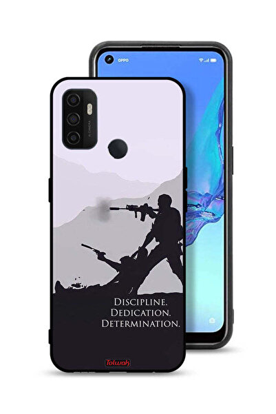 Tolwak Oppo A33 (2020) Protective Case Cover Discipline Dedication Determination