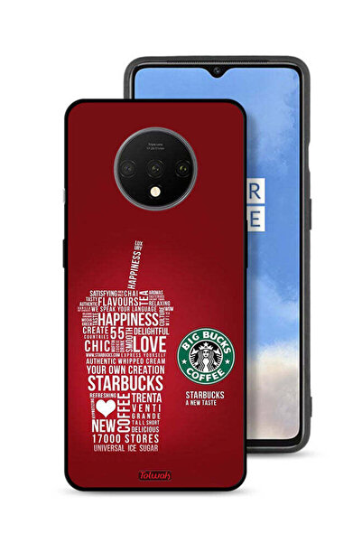 Tolwak OnePlus 7T Protective Case Cover Coffee Sticker