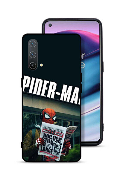 Tolwak غطاء حماية OnePlus Nord CE 5G بتصميم سبايدرمان يقرأ صحيفة