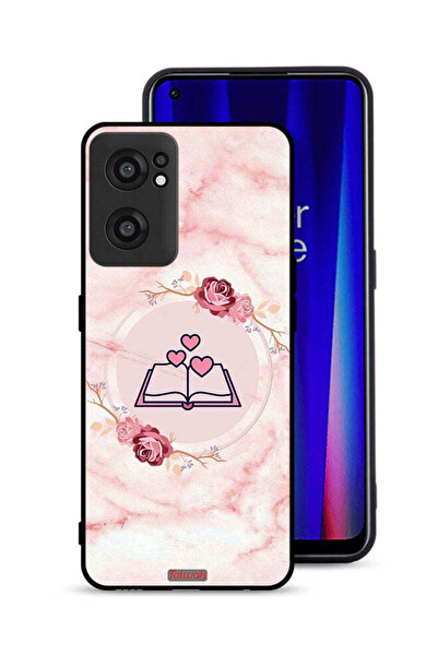 Tolwak OnePlus Nord CE 2 5G Protective Case Cover Three Hearts On Book Artwork