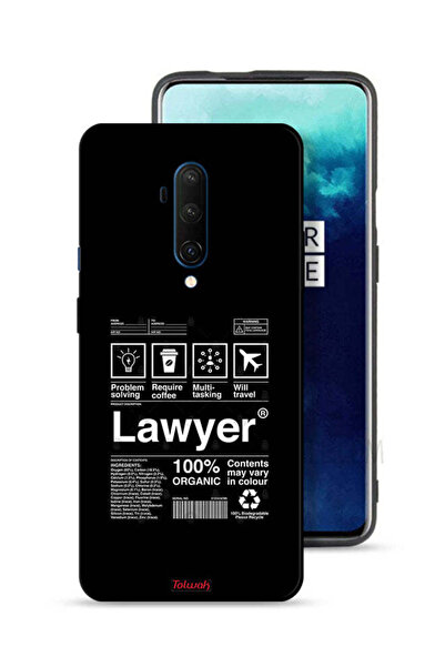Tolwak غطاء حماية لهاتف OnePlus 7T Pro بملصق محامٍ