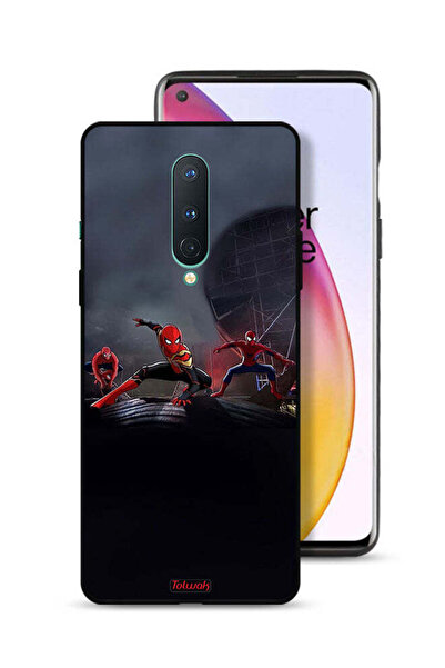 Tolwak OnePlus 8 Protective Case Cover Three Spiders