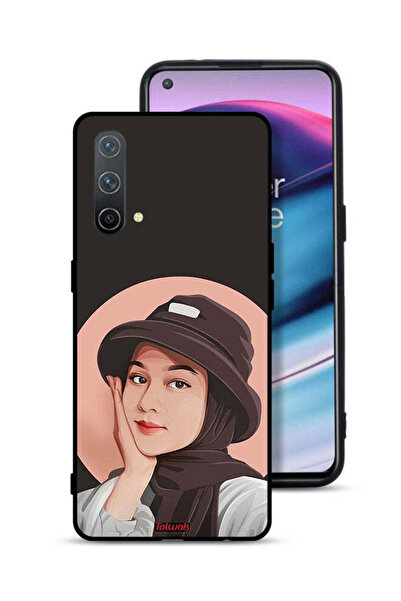 Tolwak غطاء حماية لهاتف OnePlus Nord CE 5G بتصميم فتاة قبعة لطيفة ورسم فني