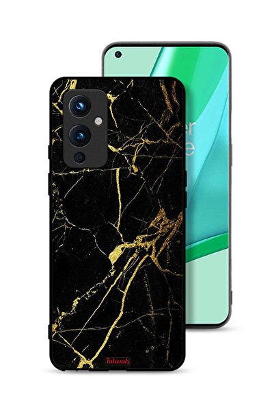 Tolwak غطاء حماية لهاتف OnePlus 9 5G، رخامي متصدع