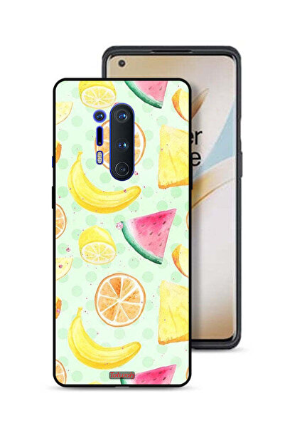 Tolwak غطاء حماية لهاتف OnePlus 8 Pro برسومات فواكه وألوان مائية
