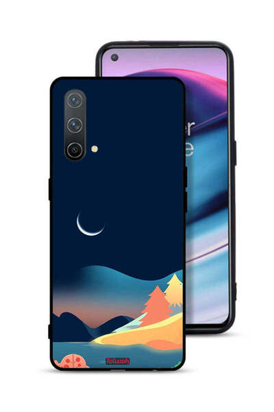 Tolwak غطاء حماية لهاتف OnePlus Nord CE 5G برسومات تجريدية على شكل قمر