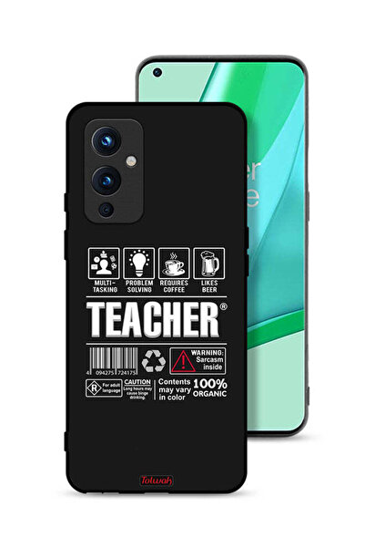 Tolwak غطاء حماية لهاتف OnePlus 9 5G، ملصق المعلم