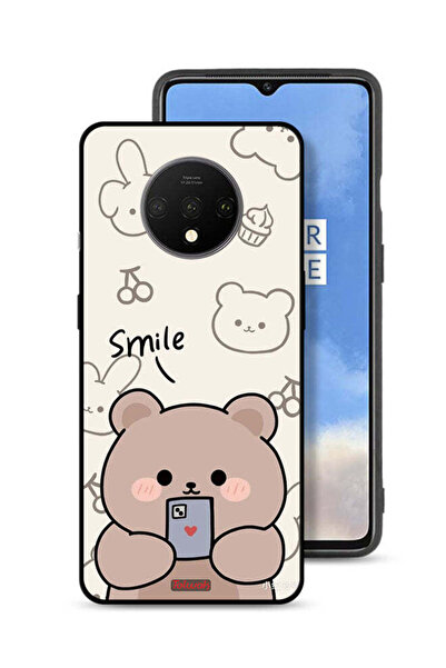 Tolwak OnePlus 7T Protective Case Cover Smile Bear Art
