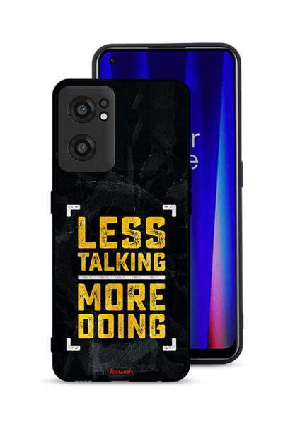 Tolwak OnePlus Nord CE 2 5G Protective Case Cover Less Talking More Doing