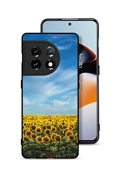 Tolwak غطاء حماية لهاتف OnePlus 11 5G بطبعة عباد الشمس تحت السماء