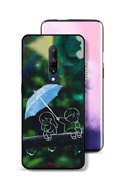 Tolwak غطاء حماية لهاتف OnePlus 7 Pro بنقشة زوجين من الفن التجريدي