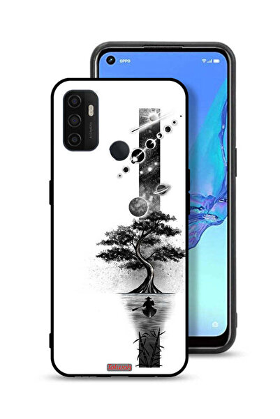 Tolwak Oppo A53 4G Protective Case Cover Earth Space Art