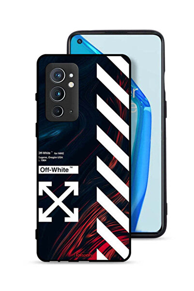 Tolwak غطاء حماية لهاتف OnePlus 9RT 5G، ملصق أبيض فاتح