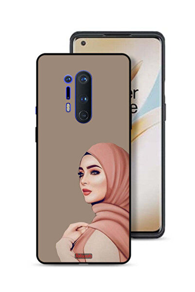 Tolwak غطاء حماية لهاتف OnePlus 8 Pro بطبعة فتاة محجبة جميلة