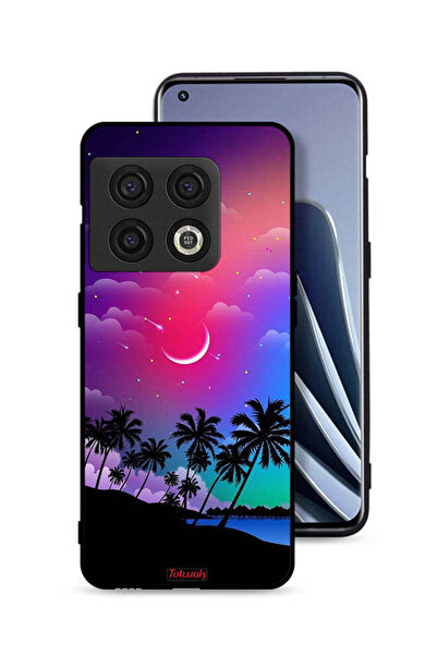 Tolwak غطاء حماية لهاتف OnePlus 10 Pro 5G برسومات القمر في الليل