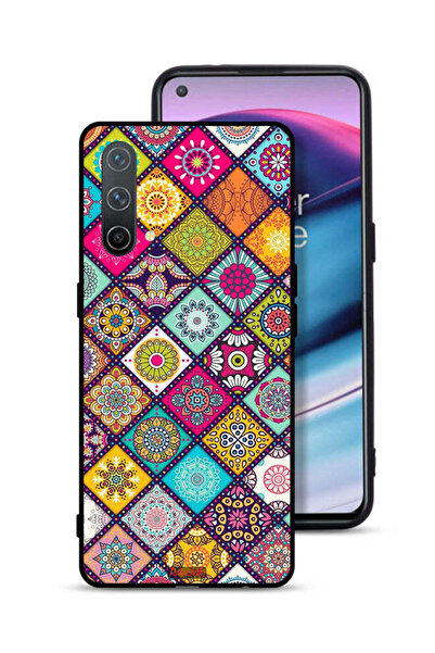 Tolwak غطاء حماية لهاتف OnePlus Nord CE 5G بنقشة مربعات ماندالا