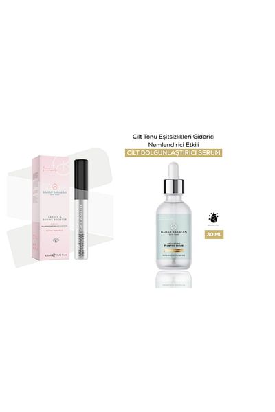 Bahar Babacan Argan Oil Nourishing Eyebrow & Eyelash Serum 5ml + Anti-Aging Plumping Serum 30ml Gift