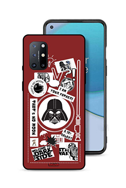 Tolwak غطاء حماية لهاتف OnePlus 8T 5G ملصق "مرحبًا بكم في الجانب المظلم"