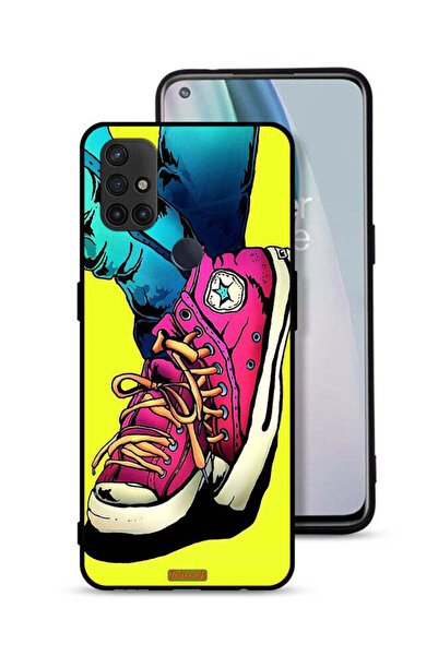 Tolwak غطاء حماية لهاتف OnePlus Nord N10 5G برسومات أحذية قماشية