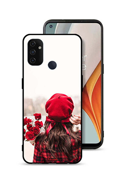 Tolwak غطاء حماية لهاتف OnePlus Nord N100 يحمل زهورًا