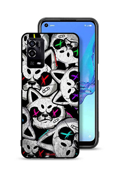 Tolwak غطاء حماية لهاتف Oppo A55 4G بنقشة قطط مارشميلو