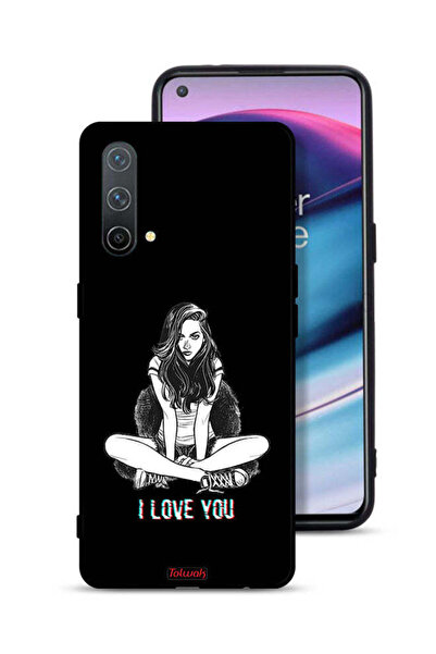 Tolwak غطاء حماية لهاتف OnePlus Nord CE 5G برسومات I Love You