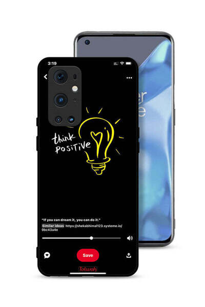 Tolwak غطاء حماية لهاتف OnePlus 9 Pro 5G Think Positive