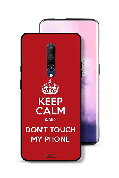 Tolwak غطاء حماية لهاتف OnePlus 7 Pro - حافظ على هدوئك ولا تلمس هاتفي