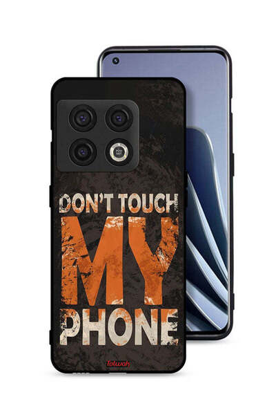 Tolwak غطاء حماية لهاتف OnePlus 10 Pro 5G مكتوب عليه "لا تلمس هاتفي"