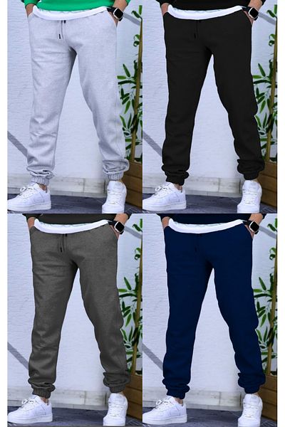 FUNSTYLE Pantaloni de sport pentru femei/bărbați, pachet de 4
