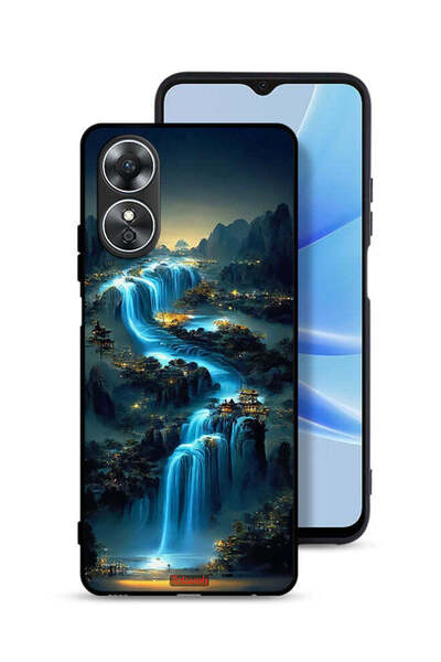 Tolwak غطاء حماية لهاتف Oppo A17 بتصميم شلال