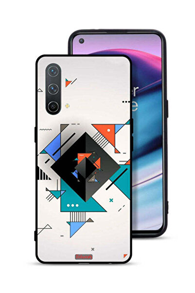 Tolwak غطاء حماية لهاتف OnePlus Nord CE 5G بأشكال مربعة ومثلثة ونمط تجريدي